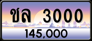 ทะเบียนรถ ชล 3000 ผลรวม 0